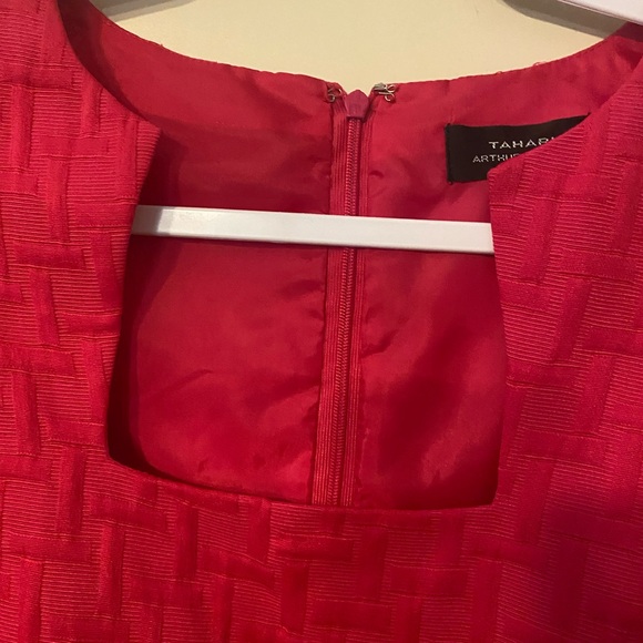 Tahari Pink Embellished Sleeveless Sheath Dress - Picture 3 of 4